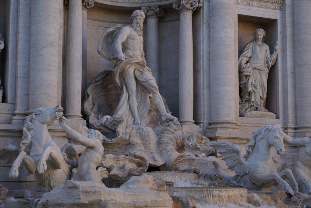 pexels-photo-7381381-7381381 Capture of the iconic Trevi Fountain showcasing its stunning baroque sculptures in Rome, Italy.
